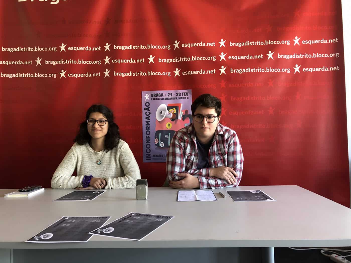 Jovens do BE debatem racismo e clima no Inconformação