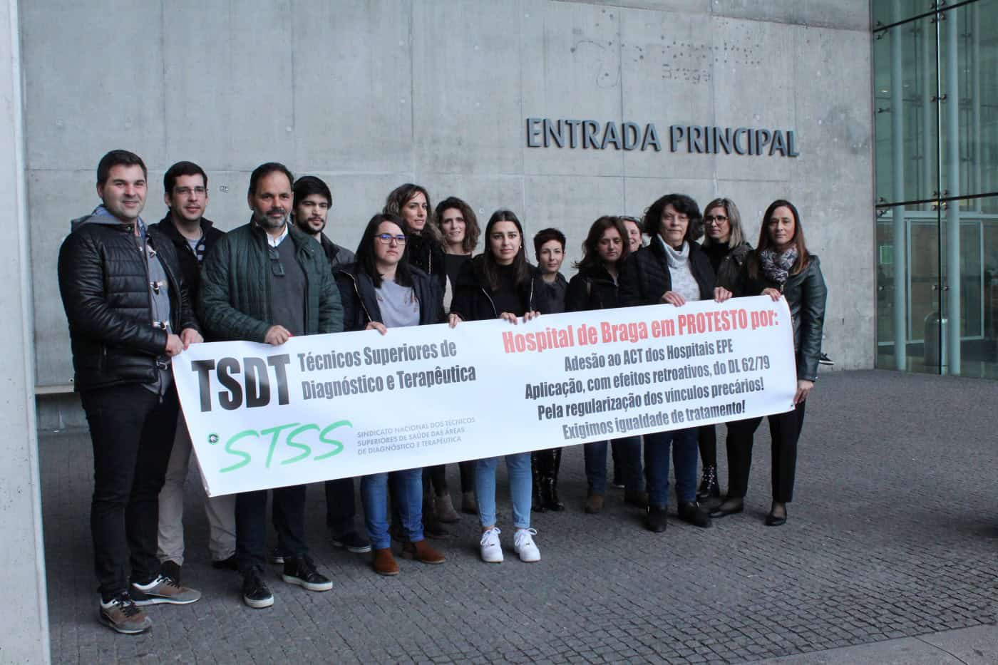 Greve no Hospital de Braga com quase 100% de adesão