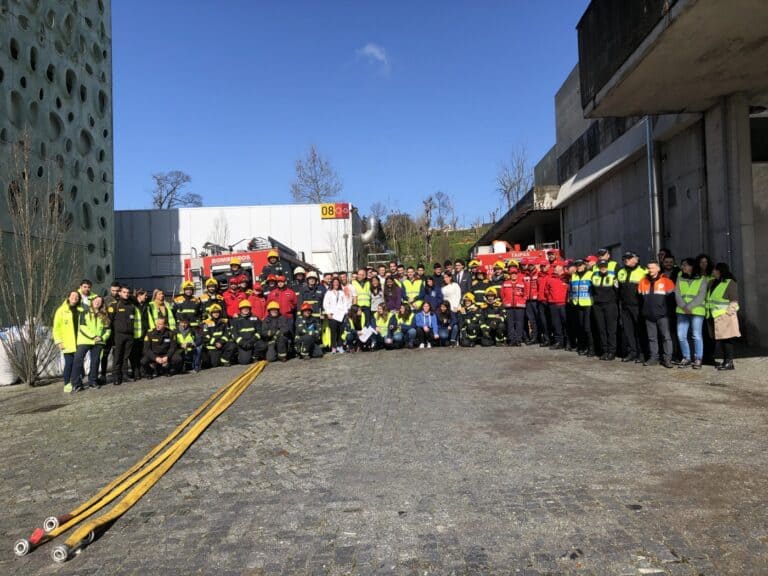 Simulacro valida segurança no campus de Azurém da UMinho