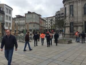 Forças da Protecção Civil juntam-se para sensibilizar bracarenses