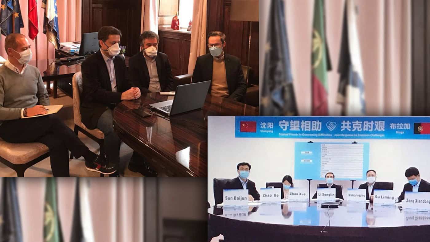 Cidade chinesa doa 10 mil máscaras e 500 kits médicos a Braga