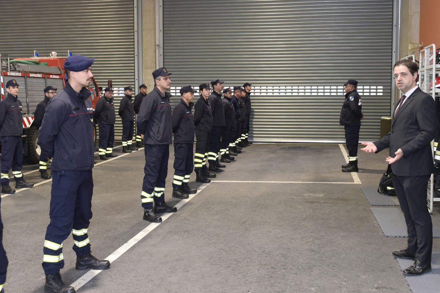 Grupo de sapadores de Braga submetido a testes de despistagem