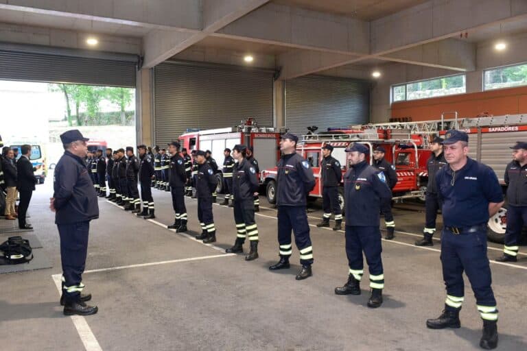 16 sapadores de Braga com covid-19 combateram incêndio no Hospital