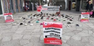 Enfermeiros do Hospital de Braga reclamam direitos com acção simbólica