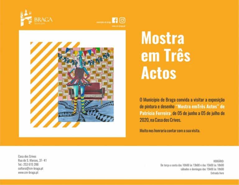 “Mostra em Três Actos” marca reabertura da Casa dos Crivos a 5 de Junho