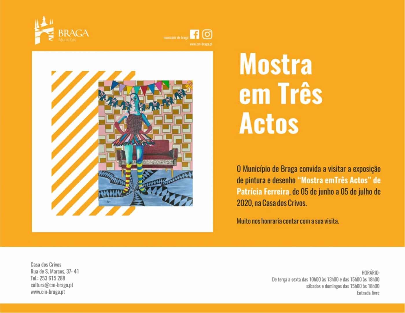 “Mostra em Três Actos” marca reabertura da Casa dos Crivos a 5 de Junho
