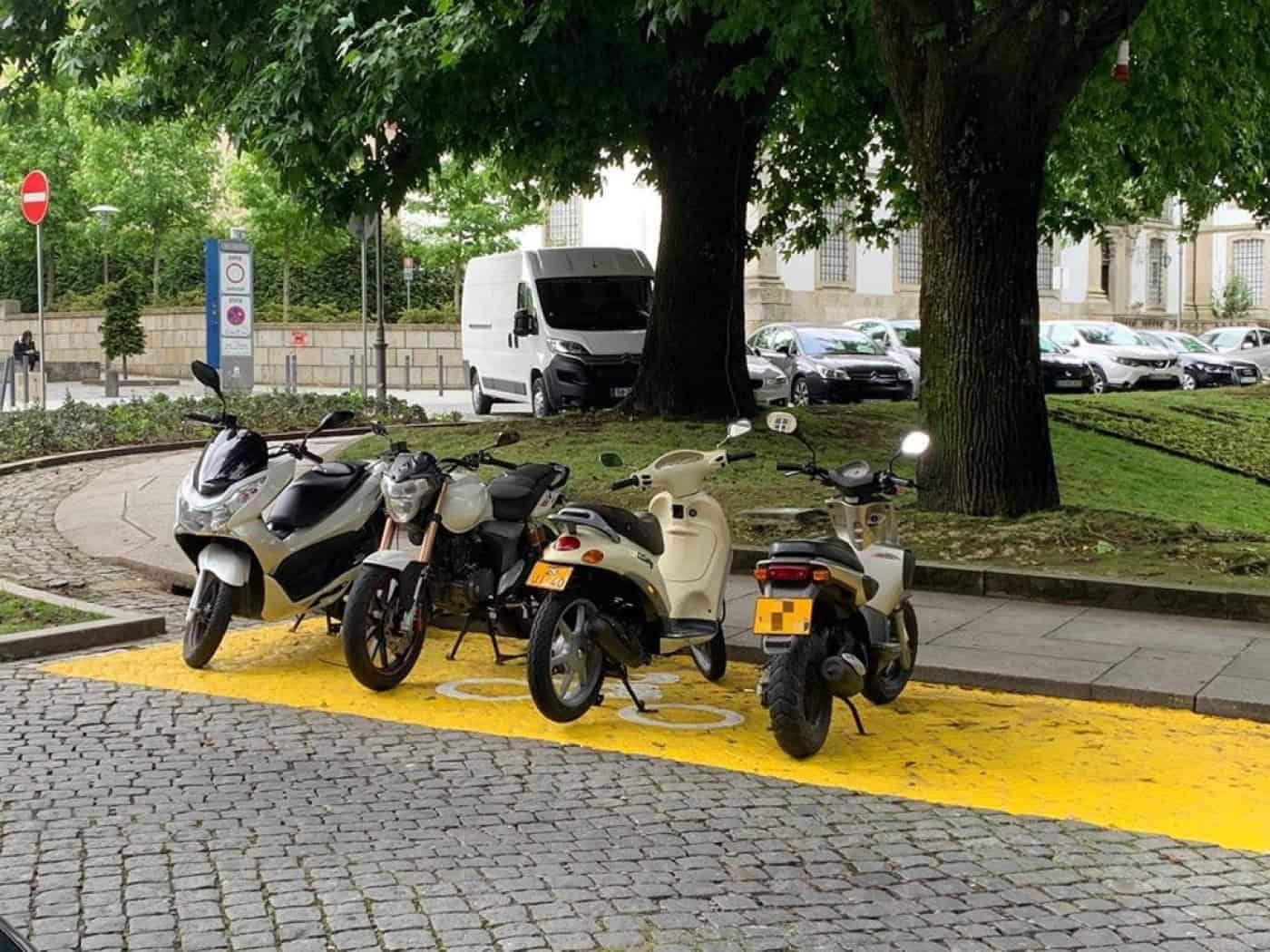 Câmara de Braga vai instalar 45 novos lugares de estacionamento para motas