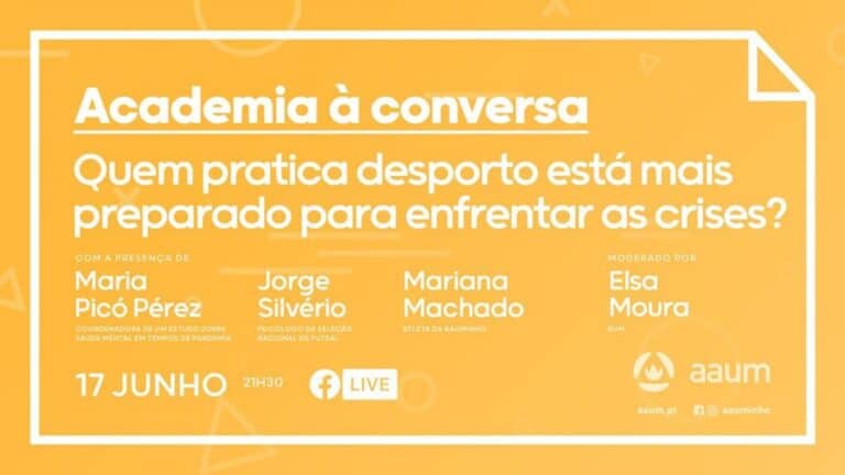 AAUM promove discussão sobre desporto e a preparação para enfrentar crises