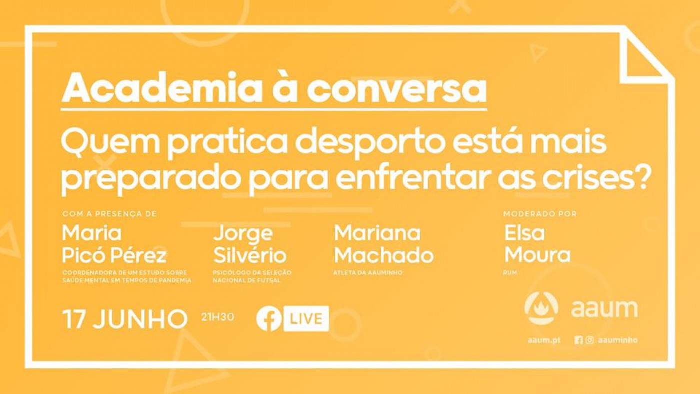 AAUM promove discussão sobre desporto e a preparação para enfrentar crises