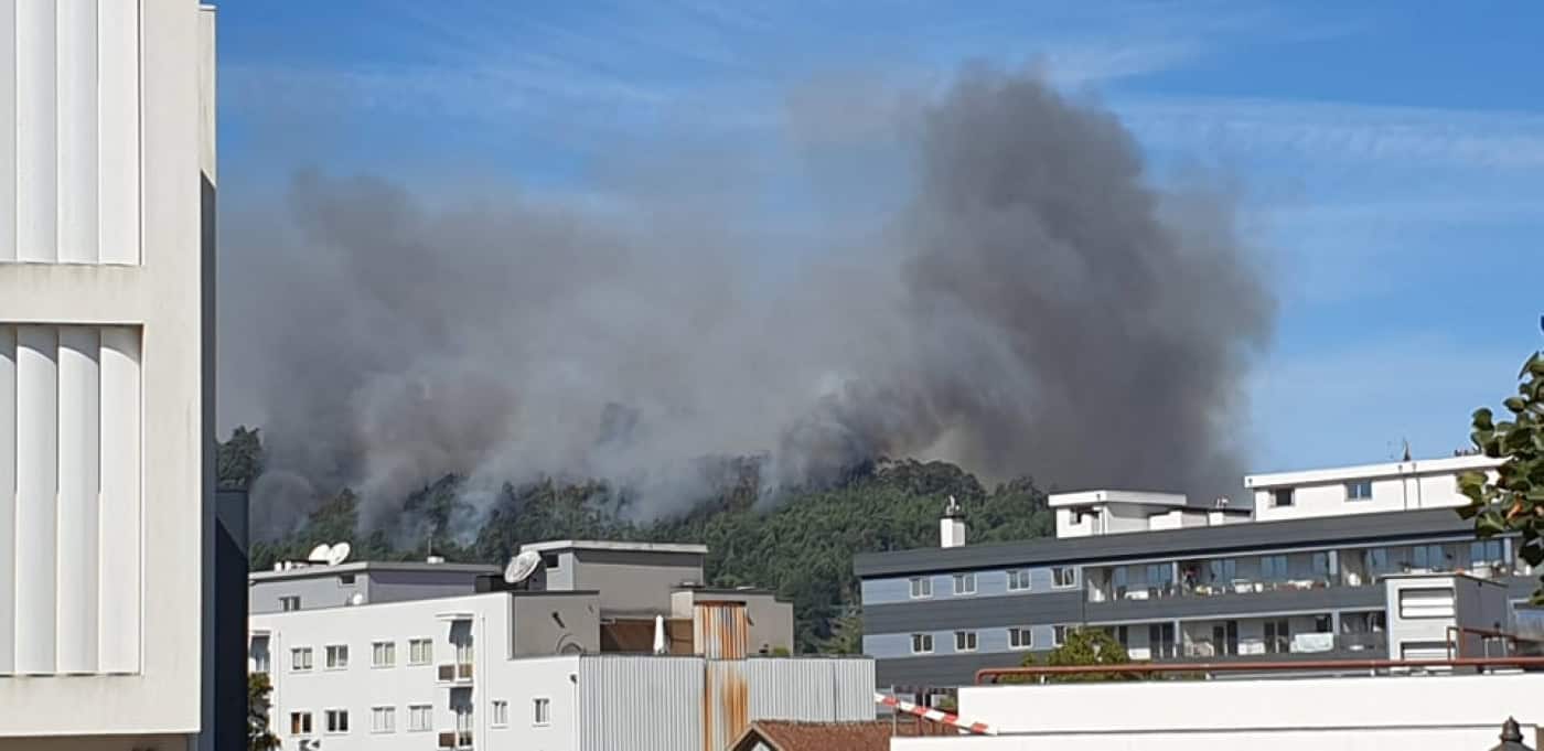 Três incêndios activos no distrito de Braga