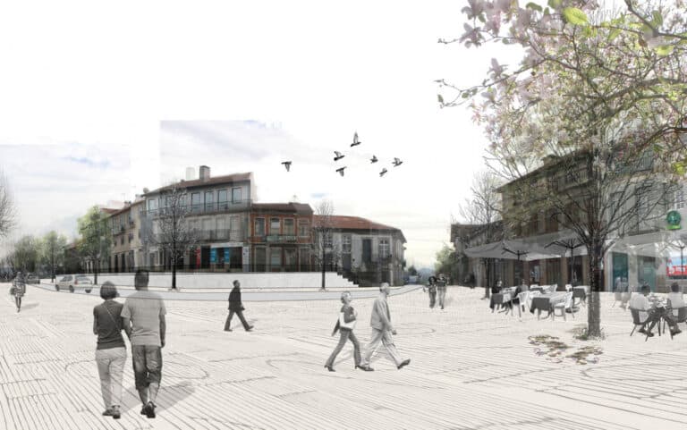 Requalificação do Centro Cívico da Vila das Taipas em curso