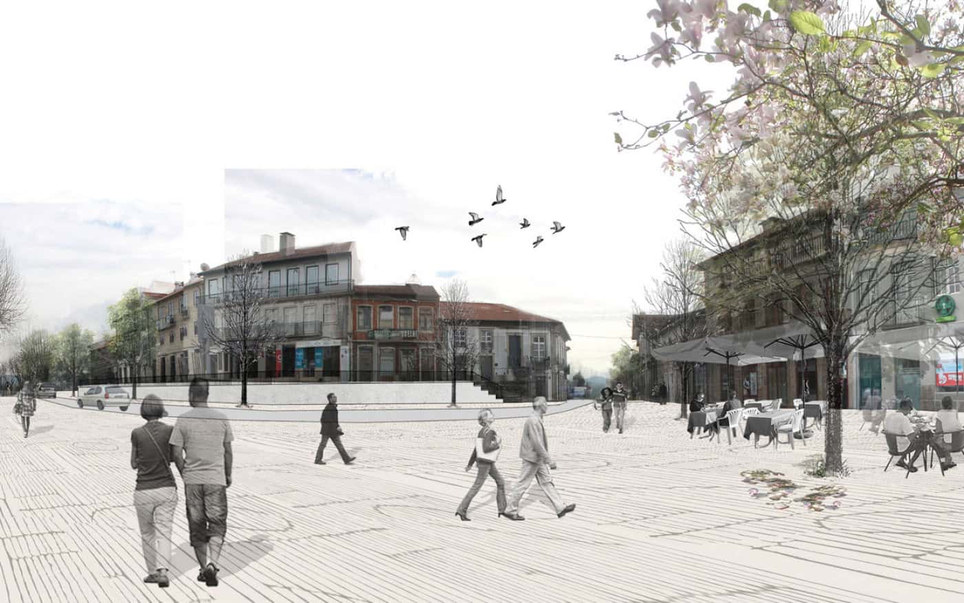 Requalificação do Centro Cívico da Vila das Taipas em curso