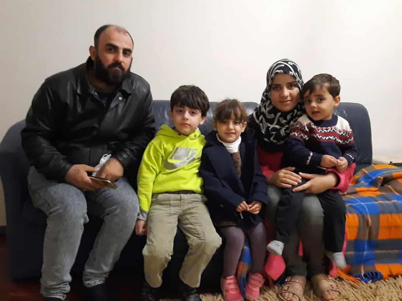 CLIB acolhe jovem família de refugiados sírios