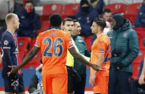 PSG-Basaksehir interrompido por comentário racista