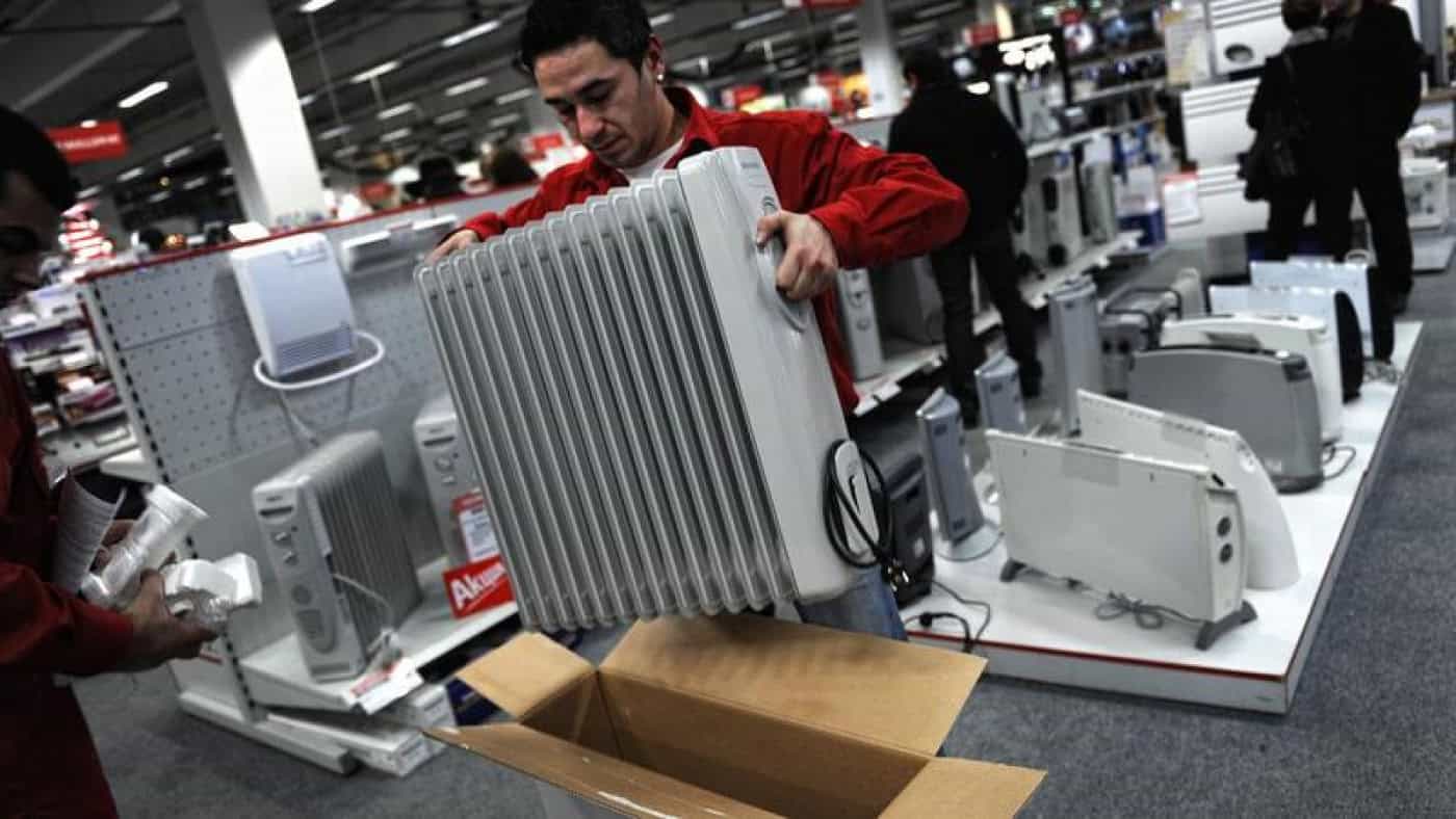 Consumo de eletricidade bate recorde diário com 11 anos devido ao frio