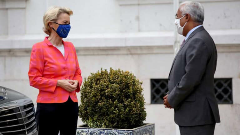 Presidente da Comissão Europeia Ursula von der Leyen está em Lisboa