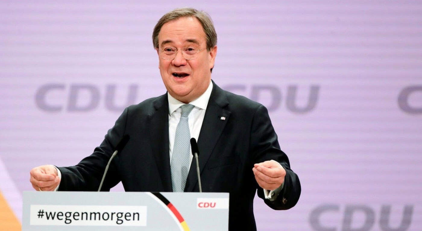 Armin Laschet é o novo líder da CDU de Angela Merkel
