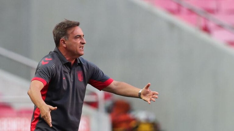 Carvalhal e o surto no Benfica: "Também já nos aconteceu e fomos a jogo"