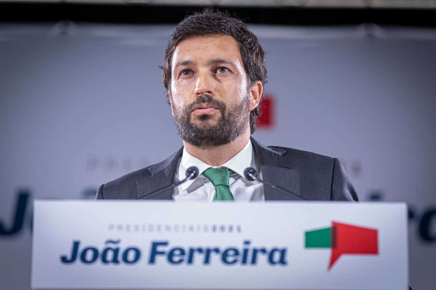 Em Braga, João Ferreira criticou Marcelo: "O maior consenso está na Constituição"