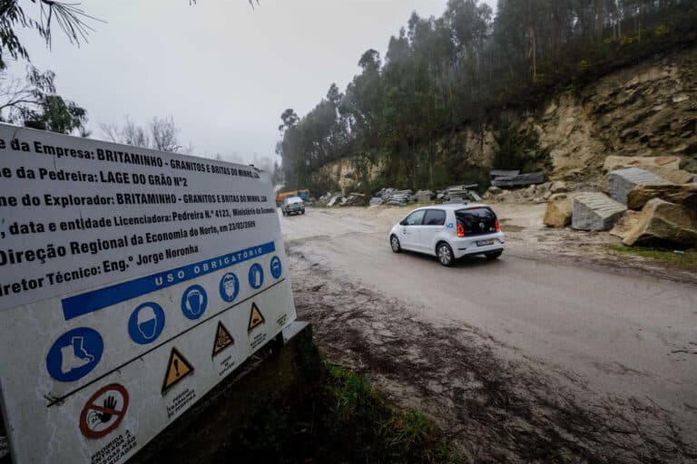 Pedreira em Guimarães fechada parcialmente por poluir bacia do rio Ave&nbsp;