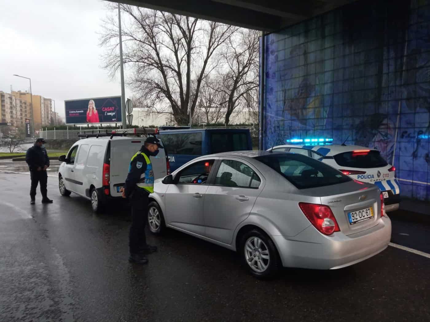 PSP de Braga levantou 60 autos de contraordenação de 8 a 11 de Fevereiro