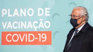 Primeiro-ministro define objetivo de vacinar 1,4 milhões de portugueses até abril