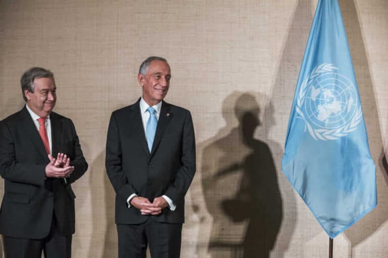 Marcelo falou com Guterres e transmitiu-lhe "caloroso apoio" a novo mandato na ONU