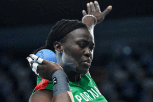 Auriol Dongmo campeã do lançamento do peso nos Europeus de Atletismo