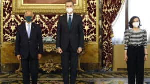 Marcelo Rebelo de Sousa recebido pelo rei de Espanha em Madrid&nbsp;