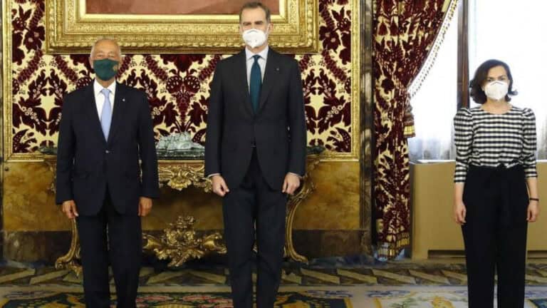 Marcelo Rebelo de Sousa recebido pelo rei de Espanha em Madrid&nbsp;