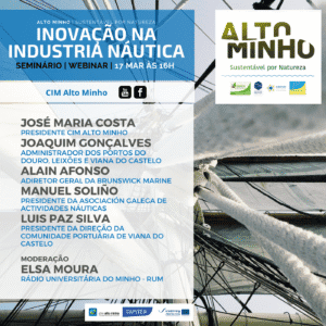 CIM Alto Minho organiza webinar dedicado à inovação na indústria náutica