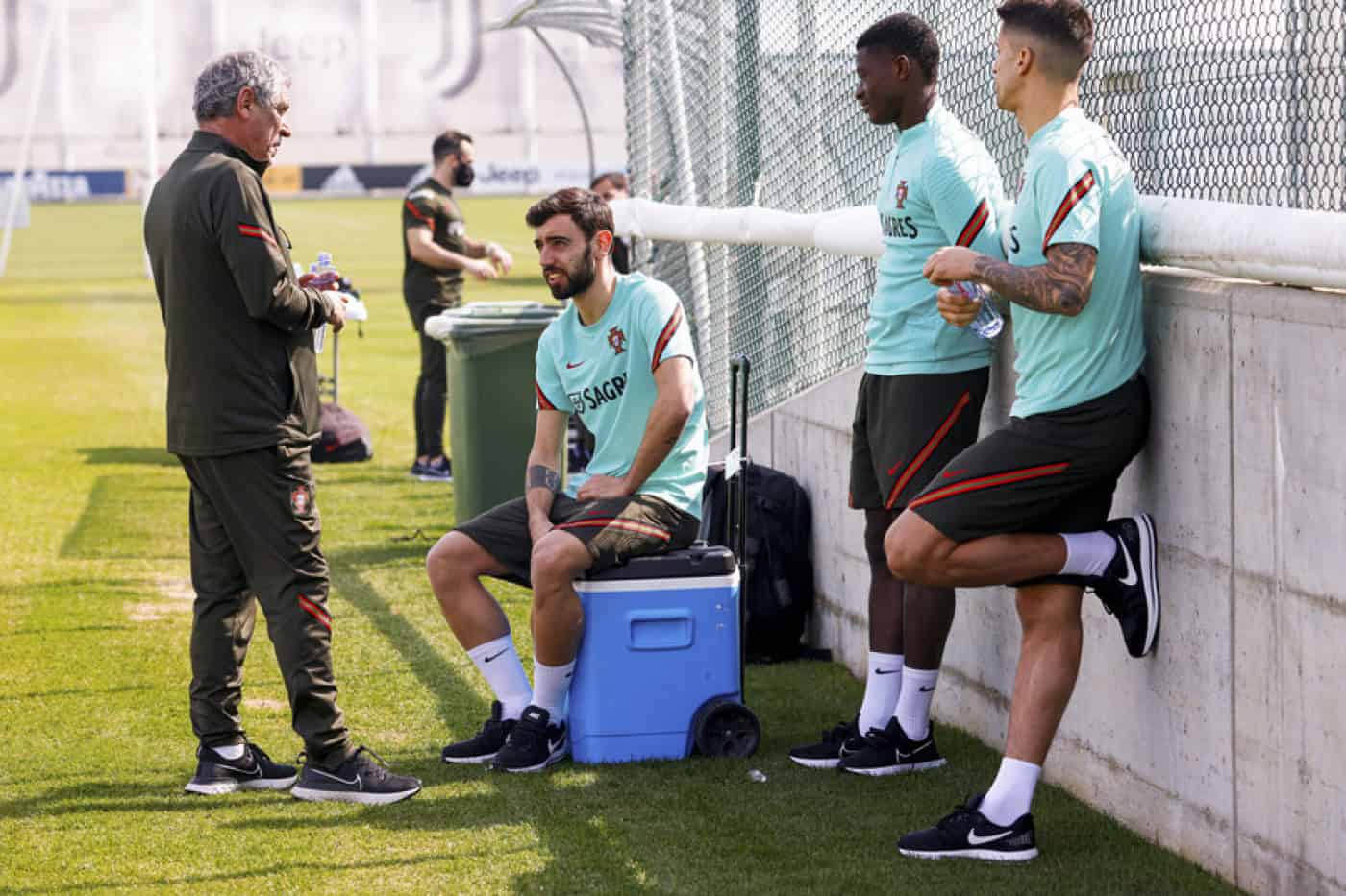 Portugal realiza derradeiro treino antes do jogo no Luxemburgo