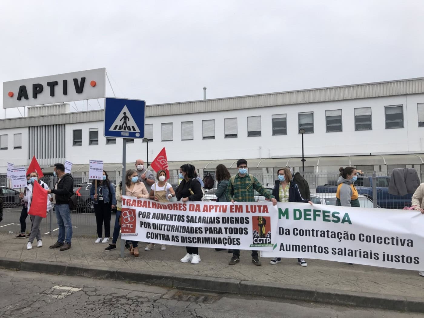 Greve dos trabalhadores da Aptiv com adesão "acima de 90%"