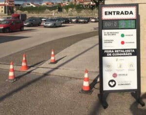 Feira de Guimarães reabre com sistema de controlo de entrada de clientes