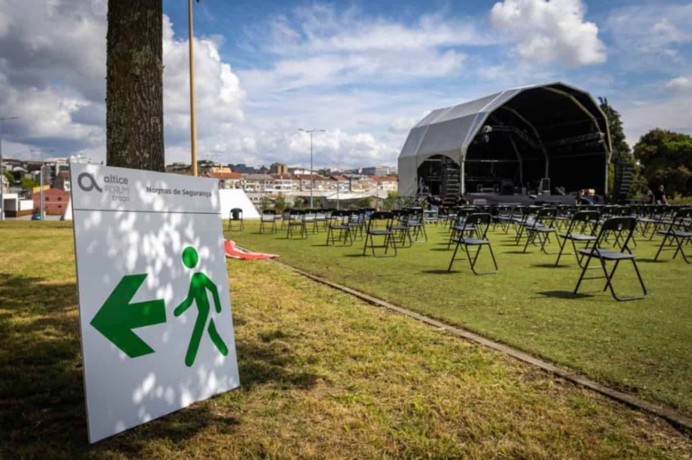 Evento teste no Altice Braga com lotação esgotada