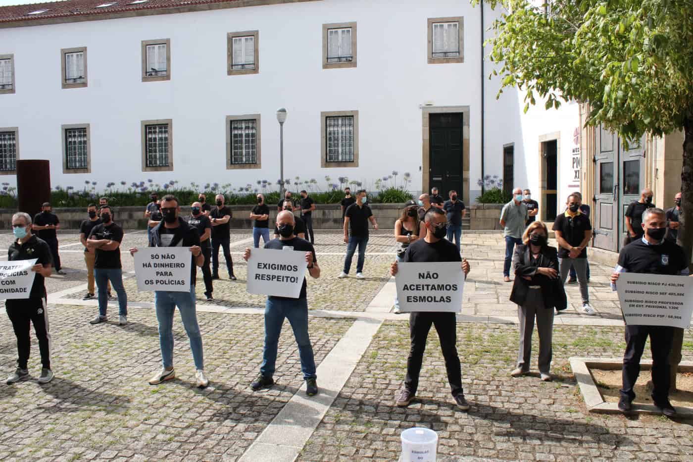 PSP e GNR de Braga contra a proposta do Governo para subsídio de risco