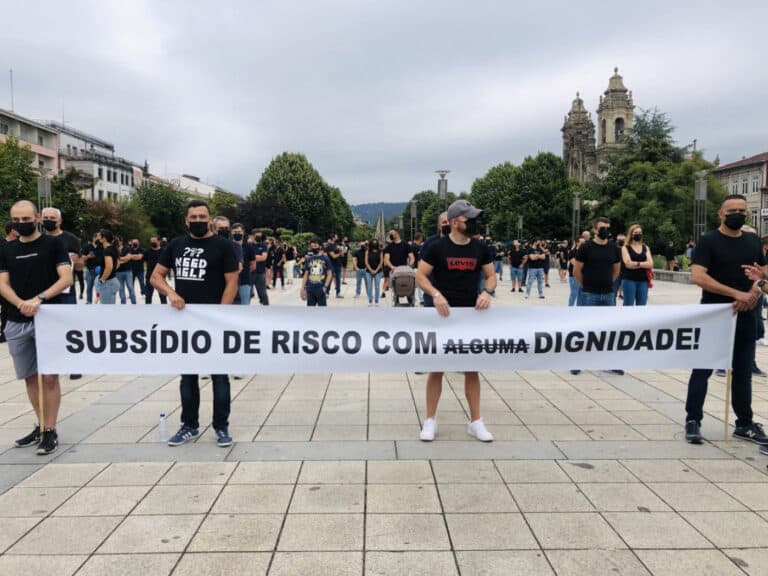 "Com uma mão cheia de nada" polícias de Braga ponderam endurecer formas de luta