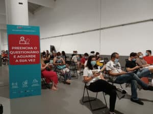 Centro de Vacinação de Braga espera administrar cerca de 5 mil vacinas só no sábado