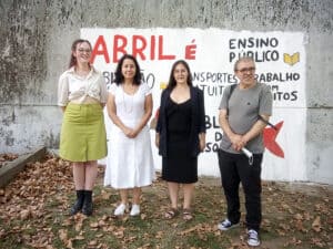 Marta Dias quer mostrar que os jovens estão atentos às questões políticas