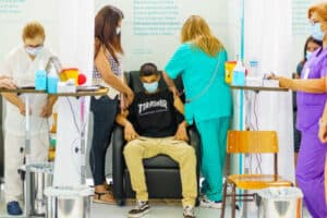 Centro de vacinação de Braga vacinou abaixo do previsto no fim-de-semana