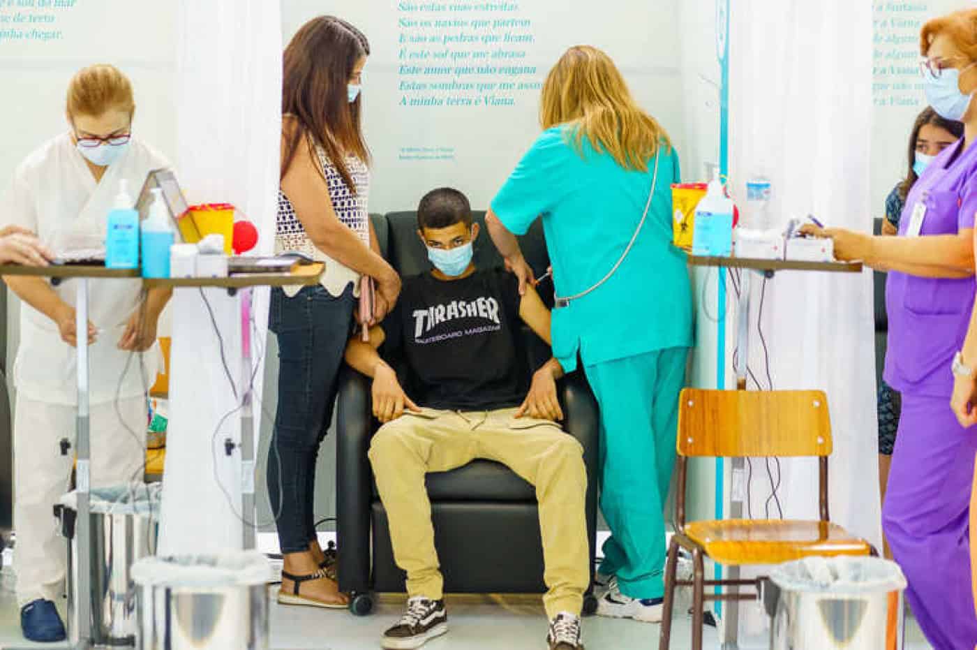 Centro de vacinação de Braga vacinou abaixo do previsto no fim-de-semana