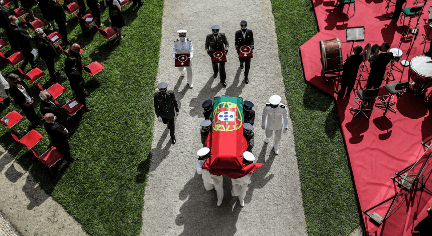 Homenagem e funeral com Honras de Estado no último adeus a Jorge Sampaio
