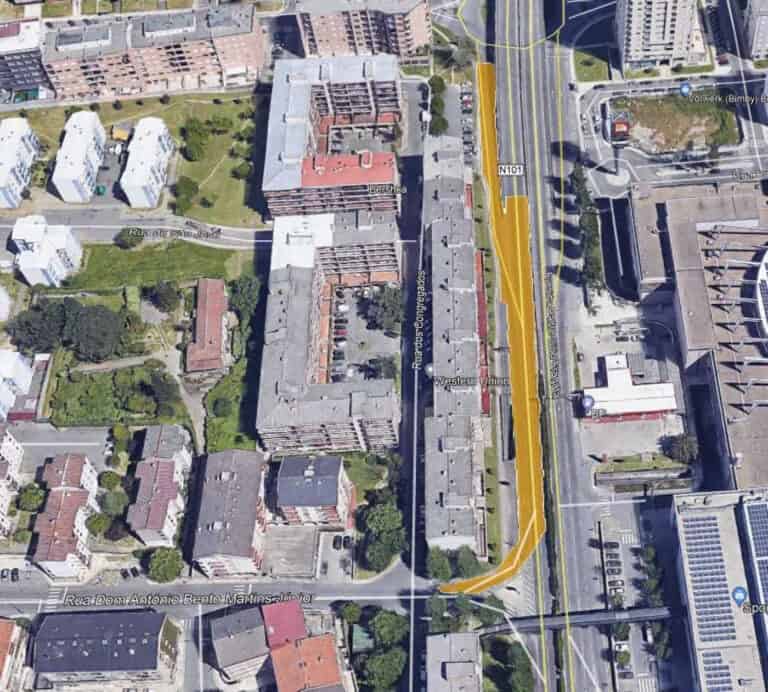 Condicionamentos ao trânsito na Avenida Padre Júlio Fragata