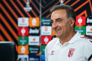 Carlos Carvalhal e o momento do SC Braga: “Não sinto pressão extra”