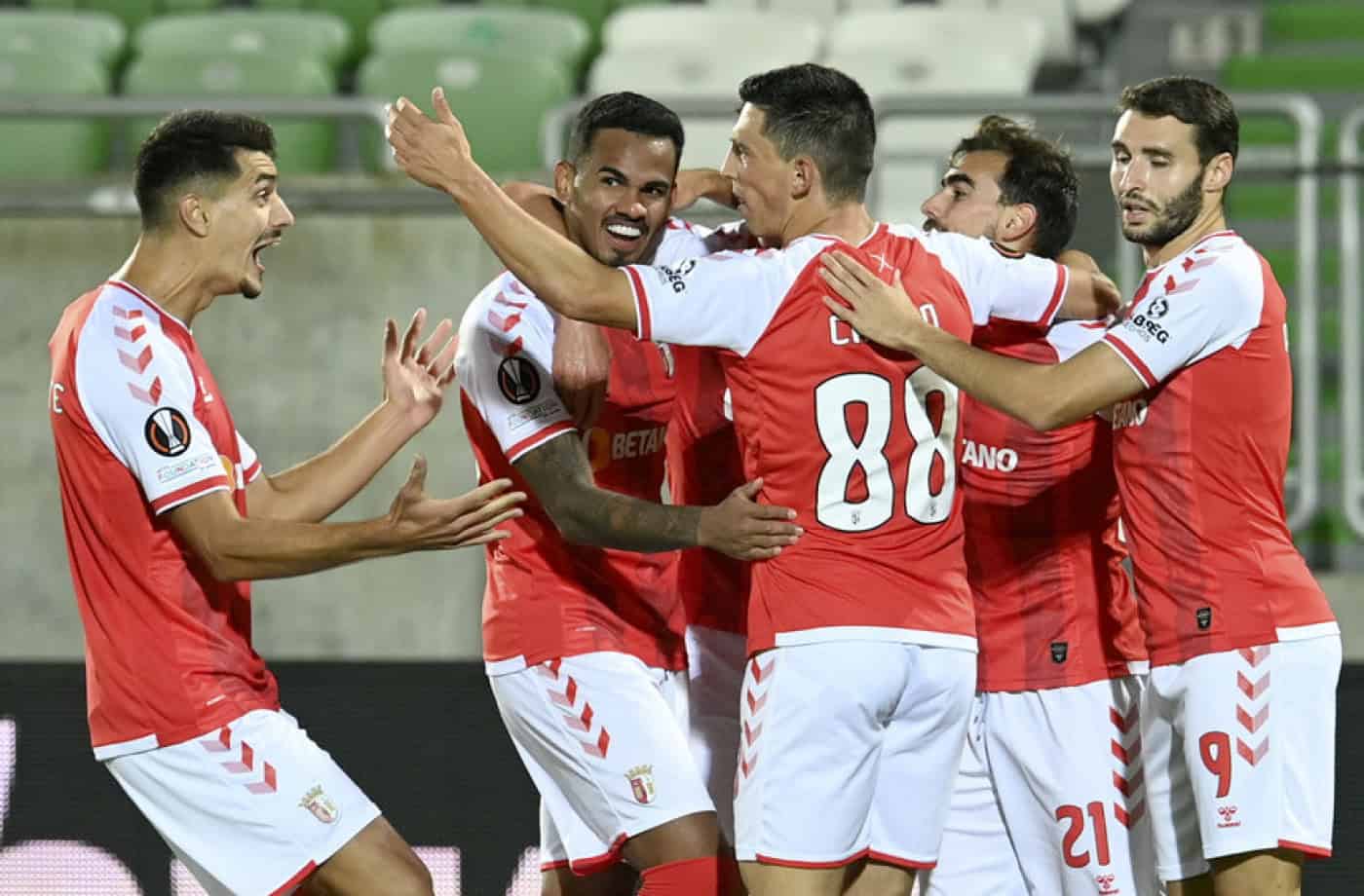 SC Braga vence Ludogorets e reforça 2.º lugar do grupo