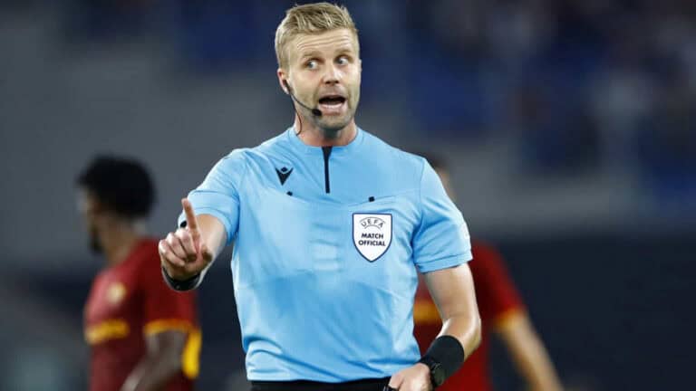 Árbitro sueco Glenn Nyberg no Sporting de Braga-Ludogorets
