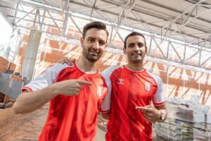 Fábio Cecílio e Tiago Brito do SC Braga/AAUM nas opções de Jorge Braz