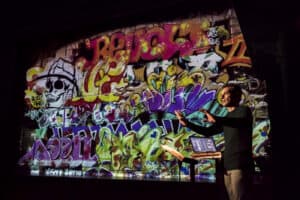 História do graffiti em espetáculo no palco do Gnration&nbsp;&nbsp;