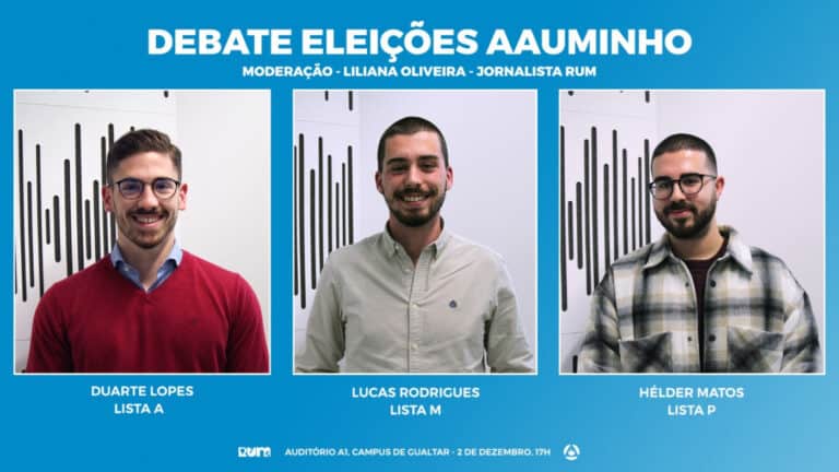RUM promove debate entre os candidatos à direção da AAUMinho&nbsp;