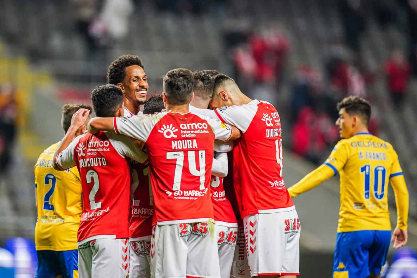 Sporting de Braga vence Estoril Praia e consolida quarto lugar&nbsp;
